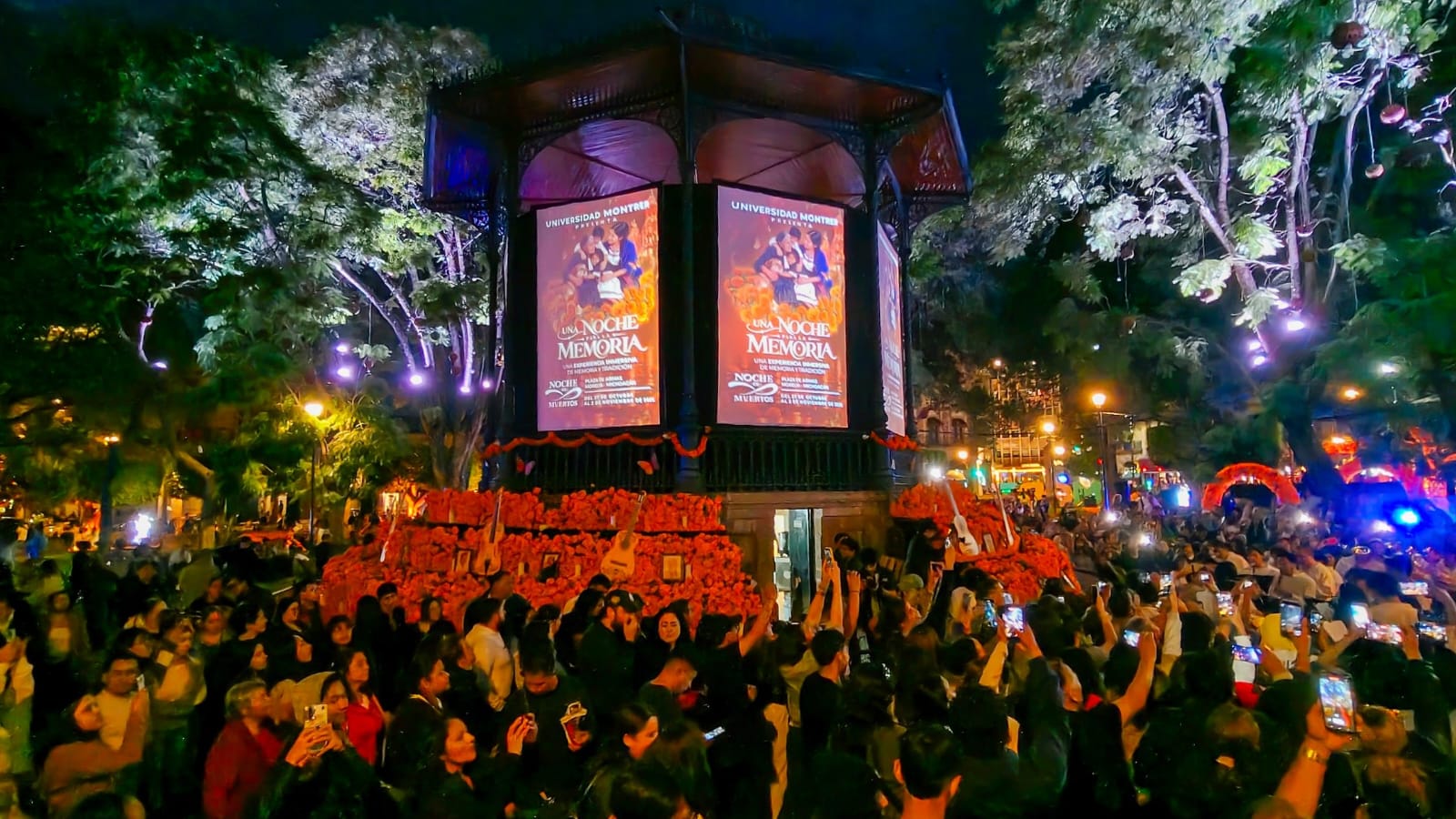 En Morelia, experiencia inmersiva, en la Plaza de Armas