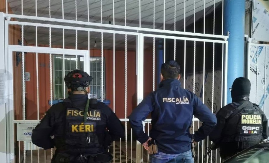 En Morelia, incautan drogas, armas y vehículos en cateo
