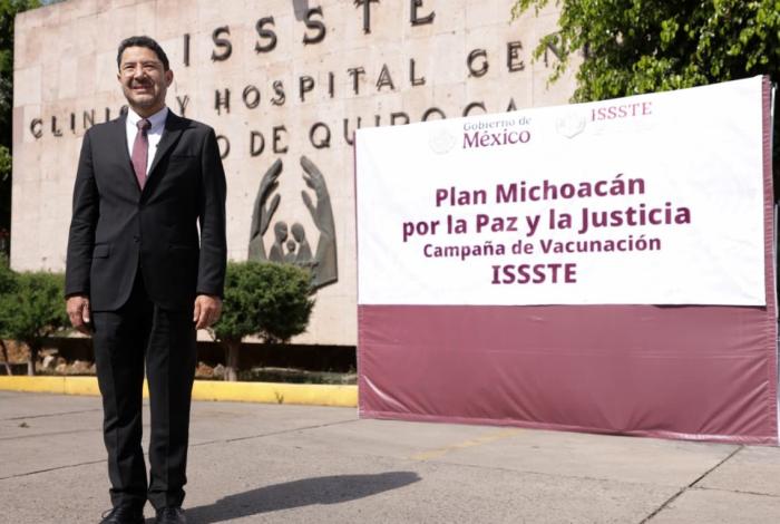 En Morelia, Martí Batres destaca acciones del ISSSTE en elPlan Michoacán por la Paz y la Justicia