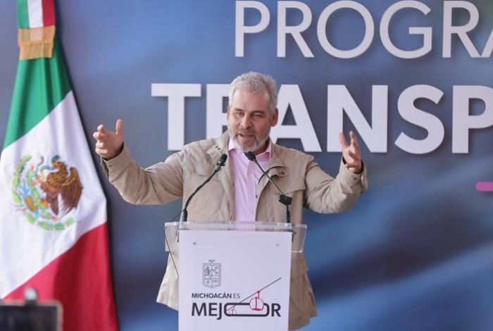  En octubre inicia renovación de unidades del transporte público de Uruapan: Bedolla