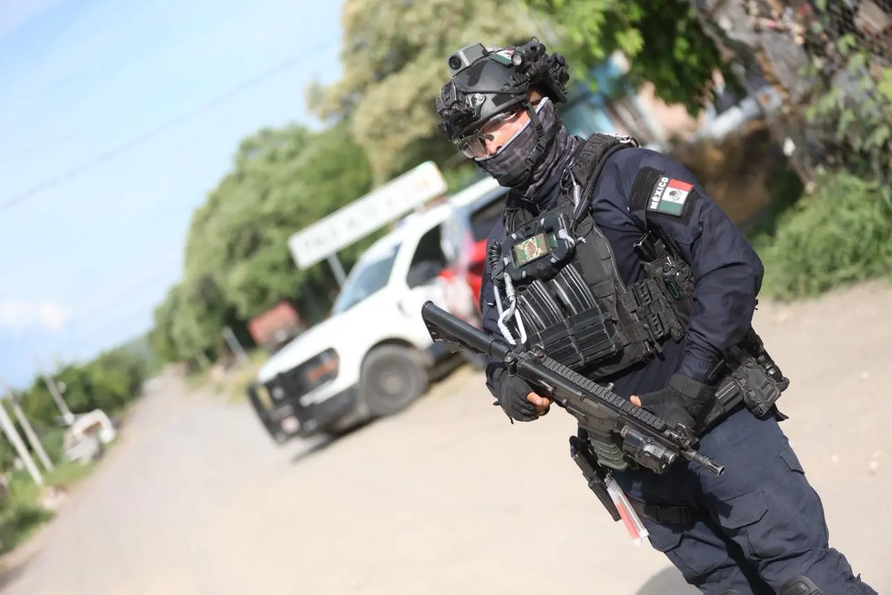 En Operación Apatzingán fueron aseguradas dos armas de fuego y un vehículo: SSP 