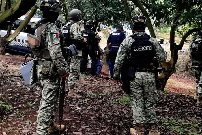 En región de Zinapécuaro, militares desmantelan narcocampamento y abaten a 2 presuntos criminales