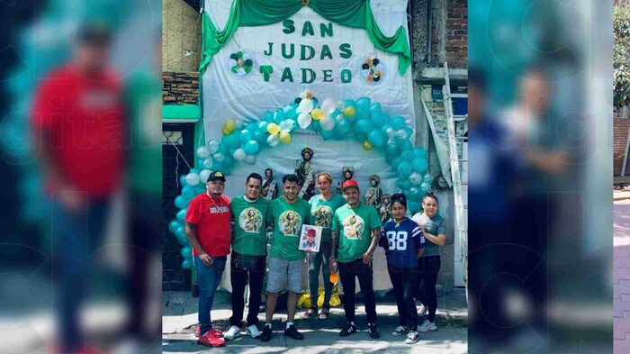 En un hogar de la colonia Solidaridad celebran con gran fervor a San Judas Tadeo desde hace 10 años