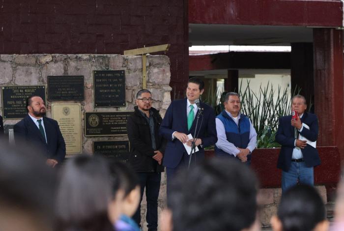Encabeza Alfonso Martínez arranque de ciclo escolar en la Escuela Secundaria Federal no. 1