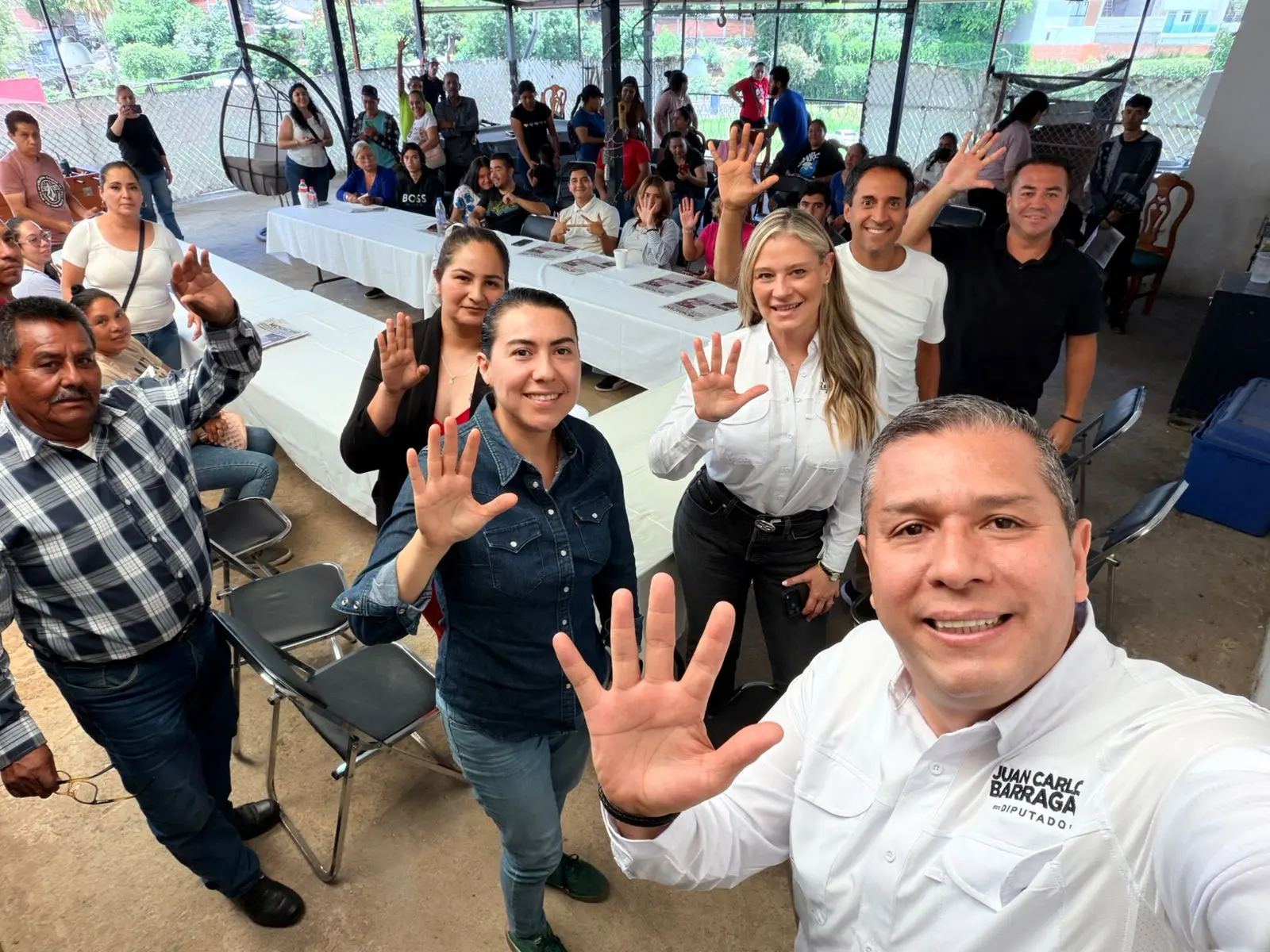 Encabeza Juan Carlos Barragán Asamblea por la Soberanía en Uruapan