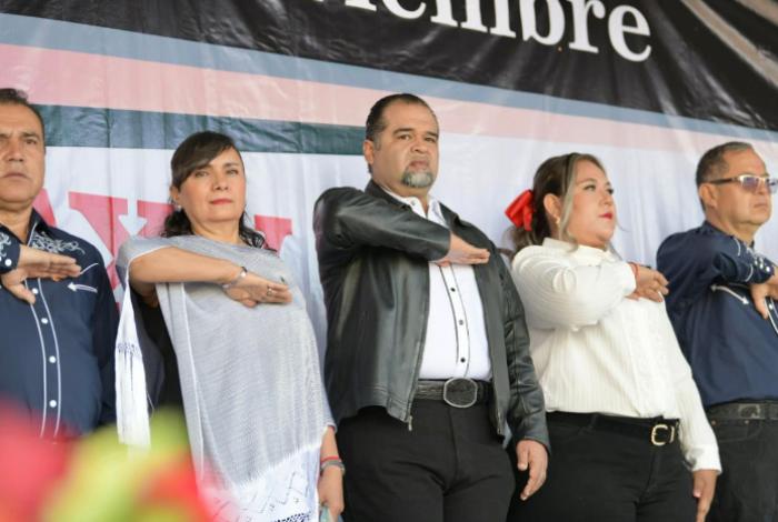 Encabeza Víctor Vázquez conmemoración de la Revolución Mexicana en Puruándiro.