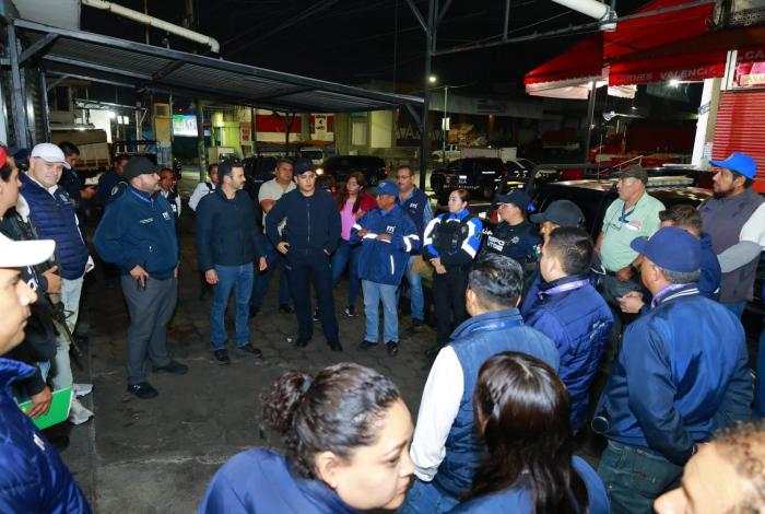Encabeza Yankel Benítez operativo de orden en Central de Abastos