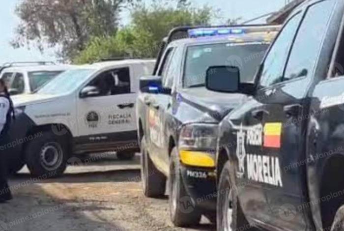 Encuentran un cu3rpo y un hombre her1do en brecha de Las Flores, Morelia