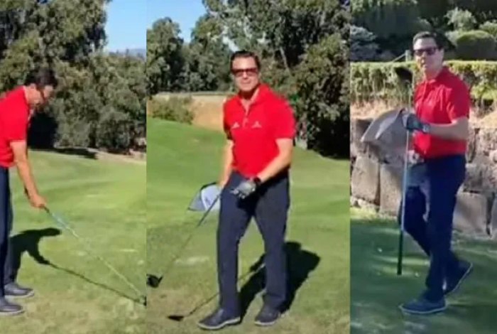 Enrique Peña Nieto reaparece en torneo benéfico de golf en España