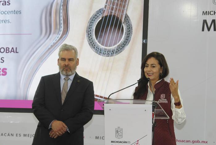Entrega de guitarras a secundarias del estado iniciará el 28 de octubre: Gabriela Molina