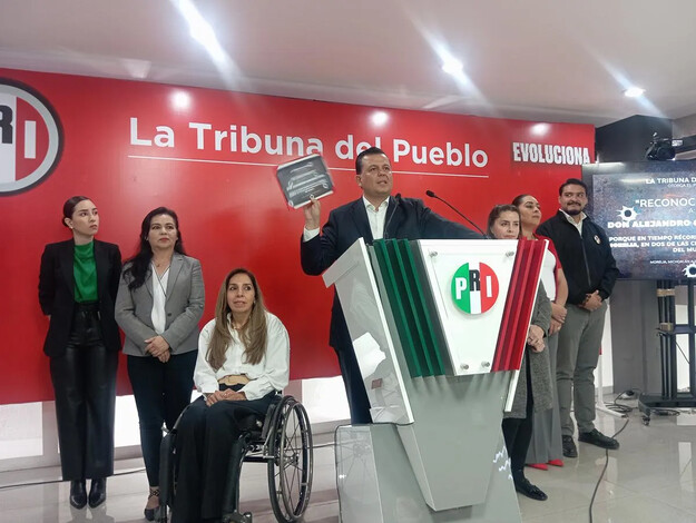 Entrega PRI “reconocimiento” a Cussi, por tener a Morelia entre las 50 ciudades más peligrosas del mundo