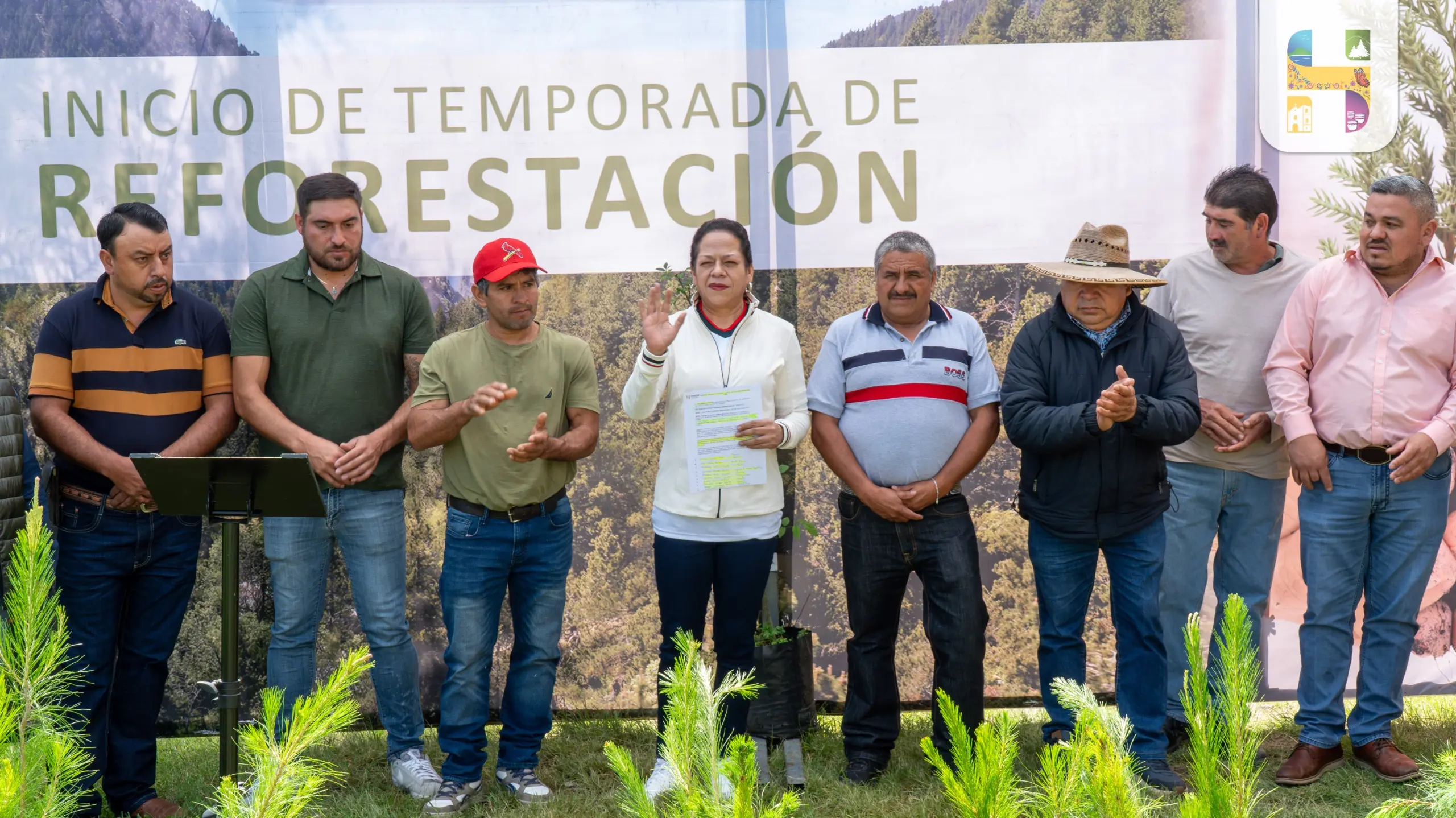 Entregan más de 120 mil plantas para reforestar Hidalgo