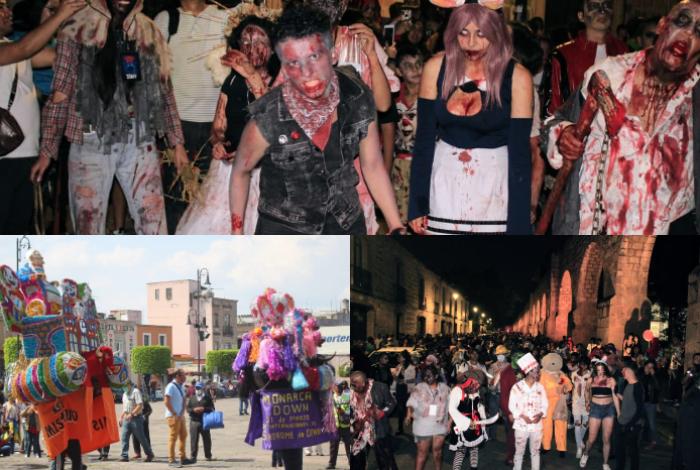 ¡ES HOY! Zombie Walk 2025 y toritos de petate invadirán esta noche la avenida Madero