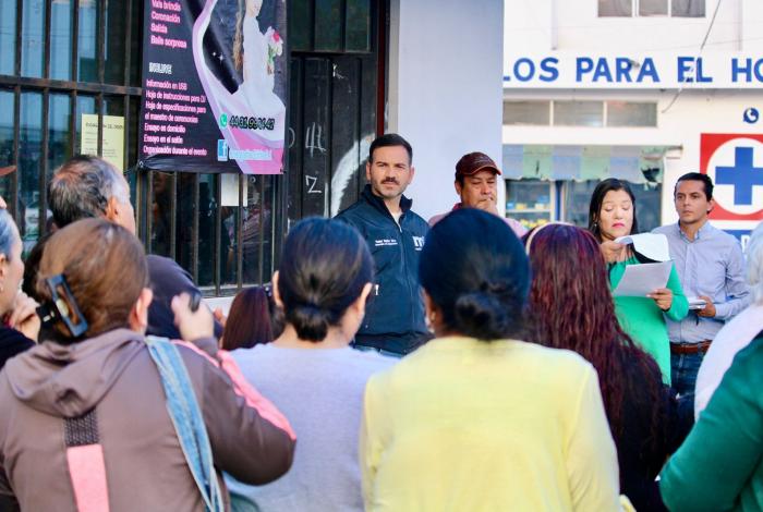 Establece Yankel Benítez ruta de atención con vecinos de Unión Ejidal Isaac Arriaga