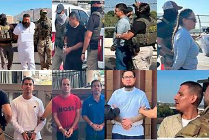 Estados Unidos entrega 10 fugitivos buscados en México por delitos graves