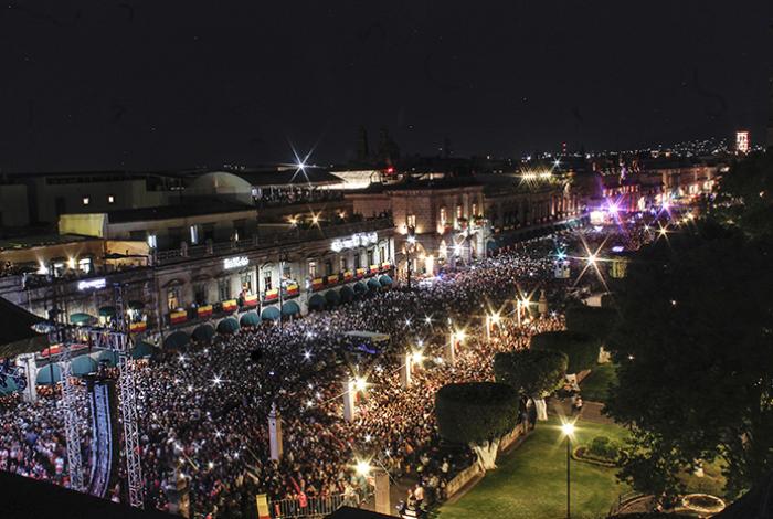 Estas serán las calles cerradas por el concierto del 484 Aniversario de Morelia