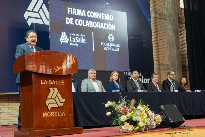 Este 2026 marca la consolidación del Nuevo Poder Judicial de Michoacán, asegura Hugo Gama