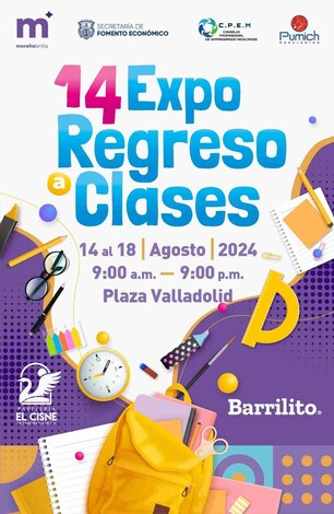  Este miércoles arranca la Expo Regreso a Clases Morelia 2024