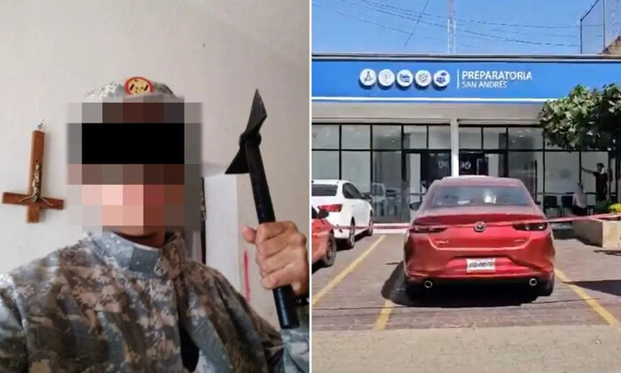 Estudiante ataca a martillazos a compañeros y trasmite en redes