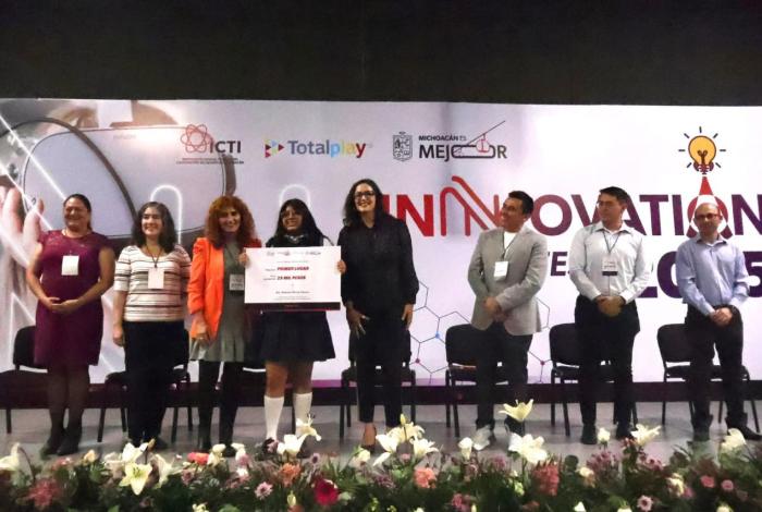 Estudiantes del Cecytem ganan oro y plata en concurso de innovación tecnológica