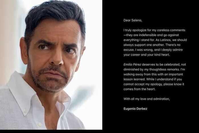 Eugenio Derbez ofrece disculpas a Selena Gómez