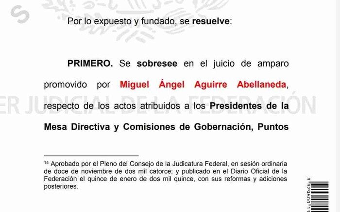 Exauditor silvanista Aguirre Abellaneda pierde amparo; sigue destituido e inhabilitado