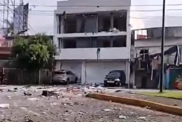 Explosión por acumulación de gas en Uruapan deja dos lesionados