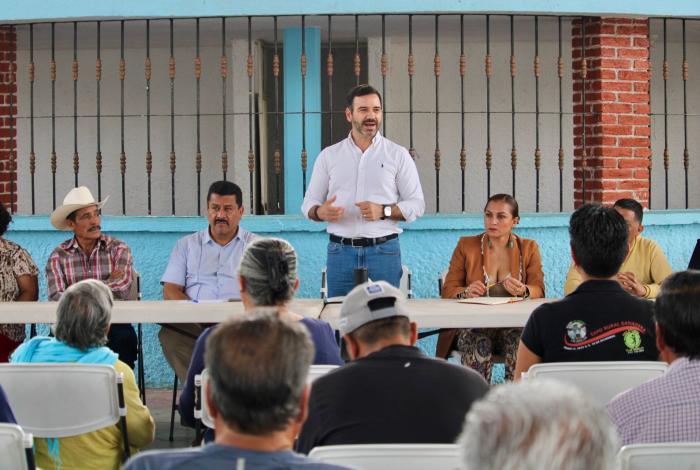 Expone Yankel Benítez programas y acciones a favor de la zona rural de Morelia