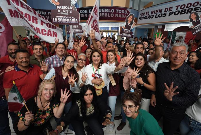 Fabiola Alanís refuerza la articulación territorial de Morena en Michoacán