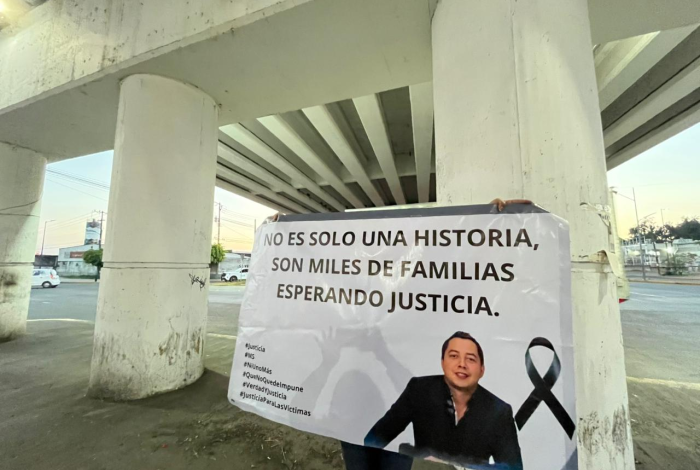 Familia de Mauricio Solís se manifiesta en Uruapan por lentitud de la investigación