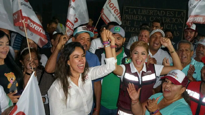  Fanny Arreola inicia campaña de manera simbólica en Apatzingán