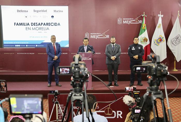 FGE descarta delincuencia organizada en multihomicidio de familia en Morelia