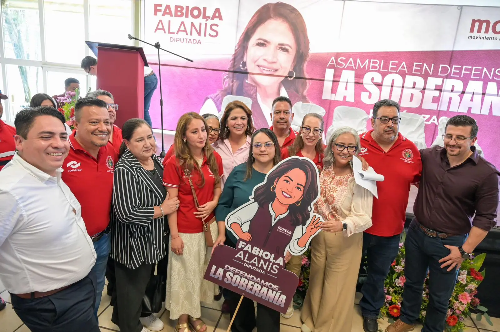 Fortalece Fabiola Alanís organización ciudadana y defensa de la transformación en Zacapu