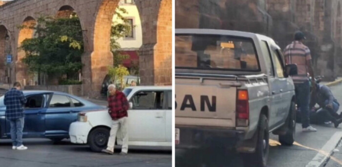 #Fotos | Camioneta atropella a peatona en la Av. Acueducto de Morelia 