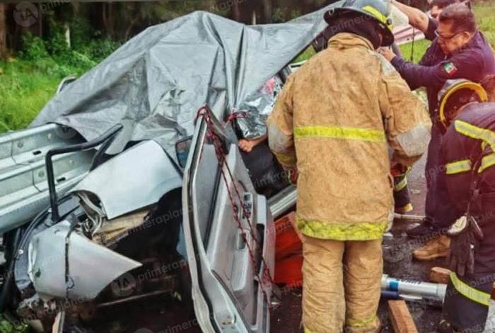 Fuerte accidente en la Siglo XXI deja cinco heridos