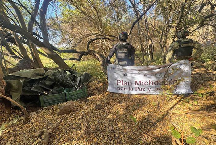 Fuerzas de seguridad desactivan 48 artefactos explosivos improvisados en Apatzingán