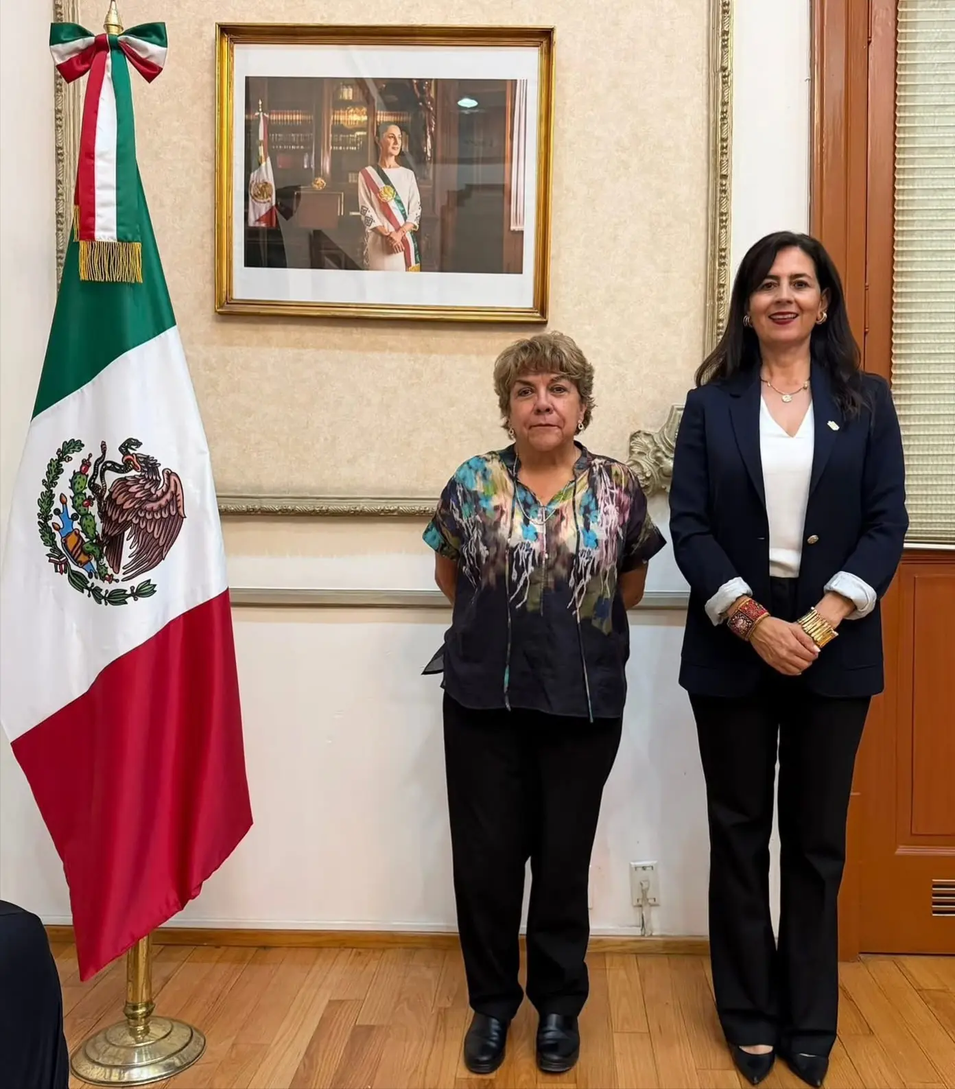 Gabriela Molina atiende agenda educativa con SEP y Segob