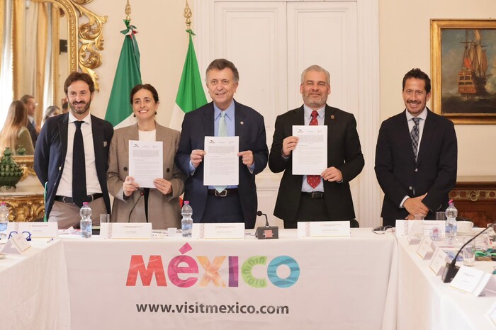  #Galería | Bedolla y CaMexItal firman convenio para la atracción de empresas italianas en Michoacán