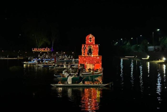 #Galería | Dieron inicio las representaciones de Noche de Muertos en los Manantiales de Urandén, con “El Camino de las Ánimas”