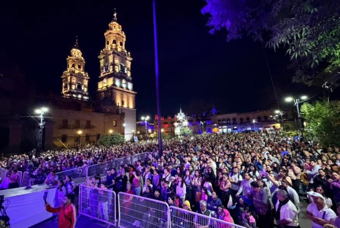 #GaleríaFotos | Centro Histórico de Morelia reúne a miles para la representación de la Última Cena #SemanaSanta