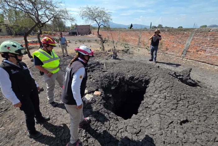 Géiser en Ixtlán no es de riesgo para la población: Protección Civil