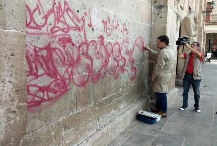 Gerencia del Centro Histórico llama a que ciudadanos denuncien vandalismo en Zona de Monumentos