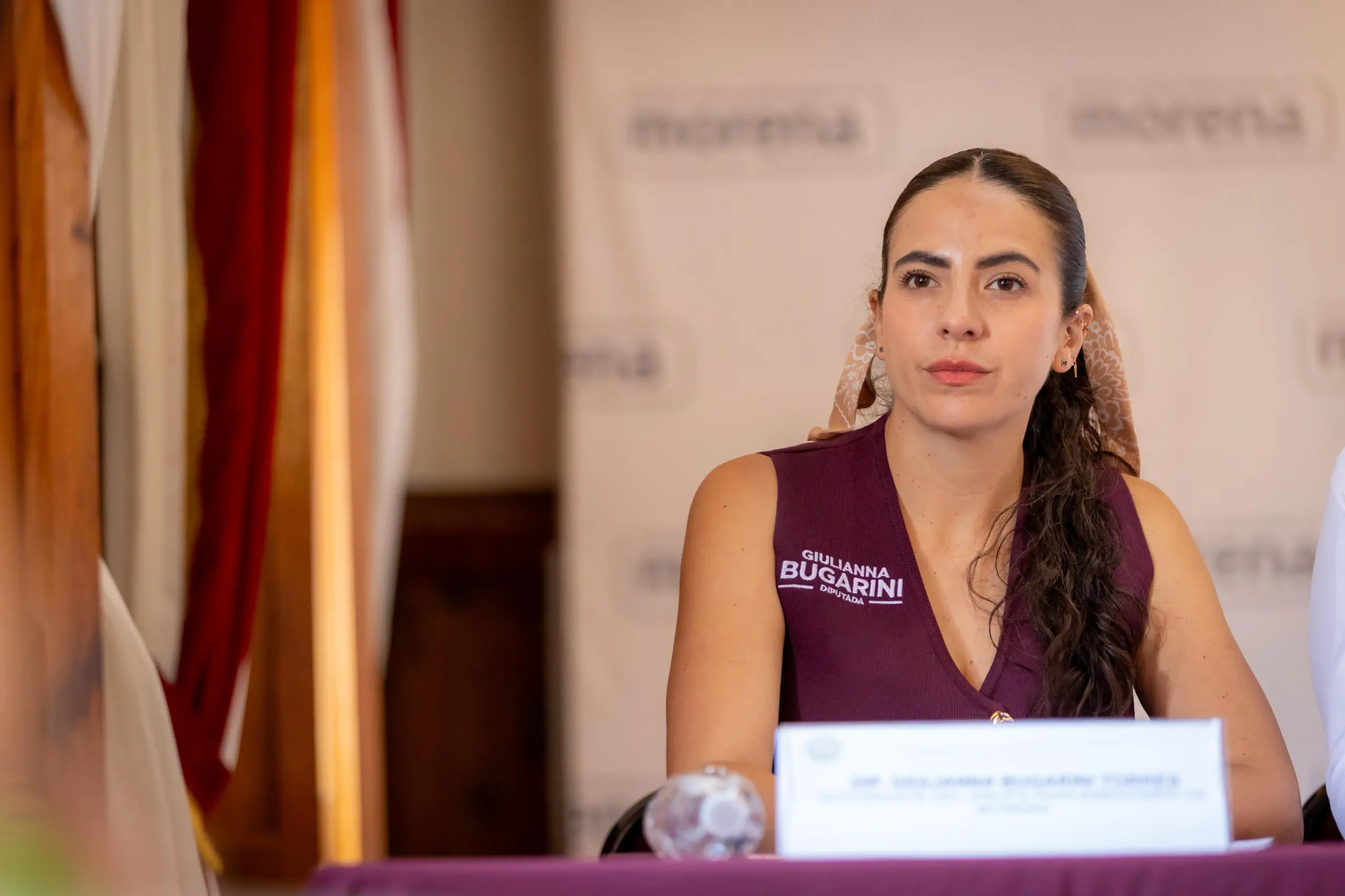 Giulianna Bugarini respalda, junto a diputados de Morena, políticas educativas de Sheinbaum por su impacto histórico