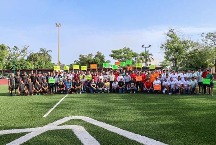 Gobierno de Lázaro Cárdenas inaugura el Torneo de Futbol Sindicatos y Asociaciones