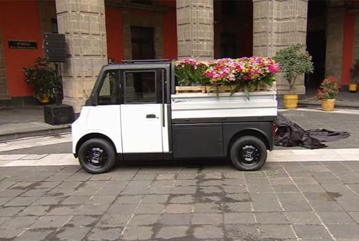 Gobierno de México presenta Olinea en su versión carga, con capacidad de transportar 650 kilos
