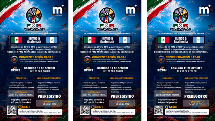 Gobierno de Morelia apoyará la selección de jóvenes basquetbolistas que competirán en Guatemala  