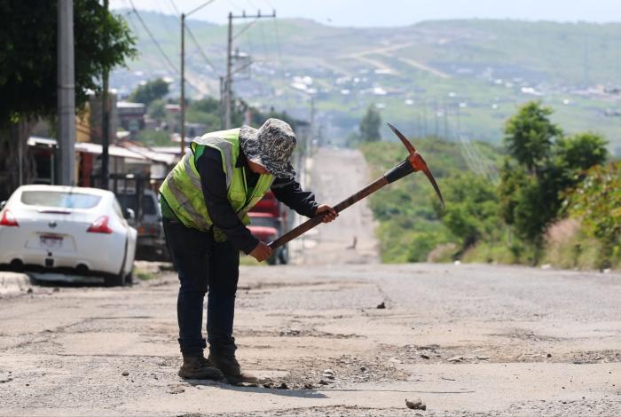 Gobierno de Morelia realiza jornadas permanentes de bacheo en distintos puntos de la ciudad