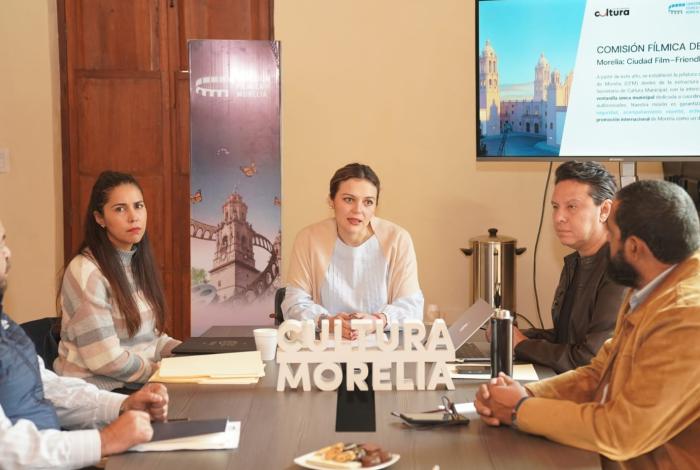 Gobierno de Morelia refuerza Comisión Fílmica con coordinación institucional