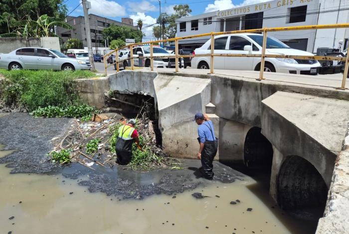 Gobierno de Morelia supervisa flujo de drenes Barajas y Arroyo de Tierras