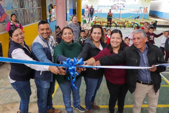 Gobierno de Quiroga impulsa mejores espacios educativos para la niñez